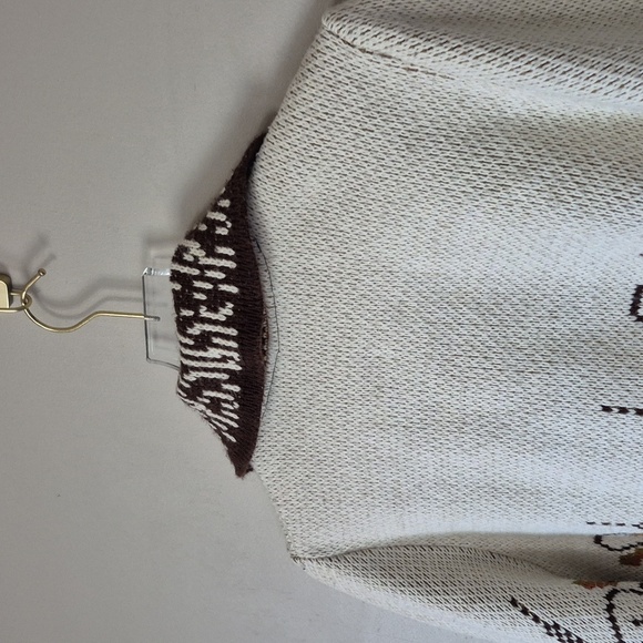 Vintage Cabincore Grandpa Cardigan Sweater Coat, Size L - Picture 4 of 10